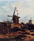 Moulin Canvas Paintings - Le Moulin de Blute-Fin